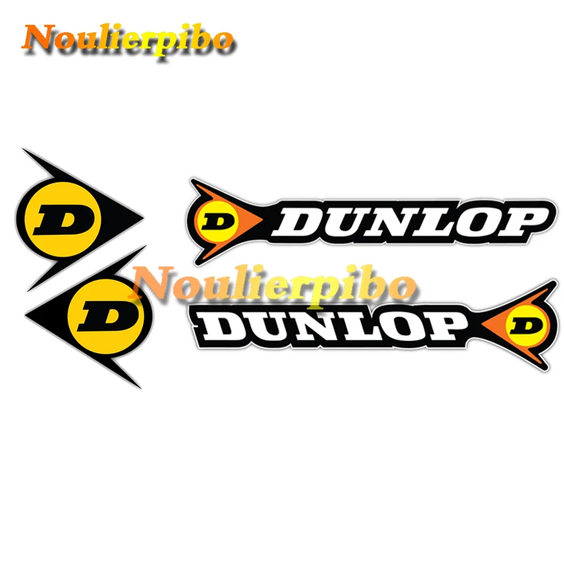 Dunlop Racing Motorcycle Bike Motorcycle Sports Vinyl Sticker Car Truck Bumper Window Decal Die Cut Reflective Waterproof Decal