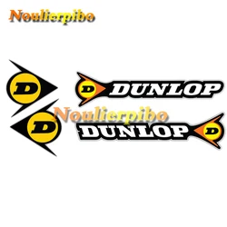 Dunlop Racing motocicleta bicicleta motocicleta deportes vinilo pegatina coche camión parachoques ventana calcomanía troquelada reflectante impermeable calcomanía