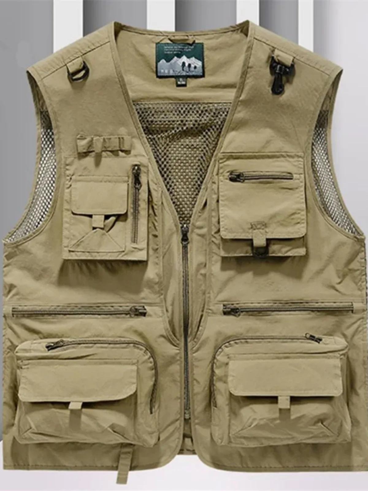 

Многофункциональный летний жилет V-Ne Svel для молодежи, повседневный, на молнии, приталенный, для носки на каждый день