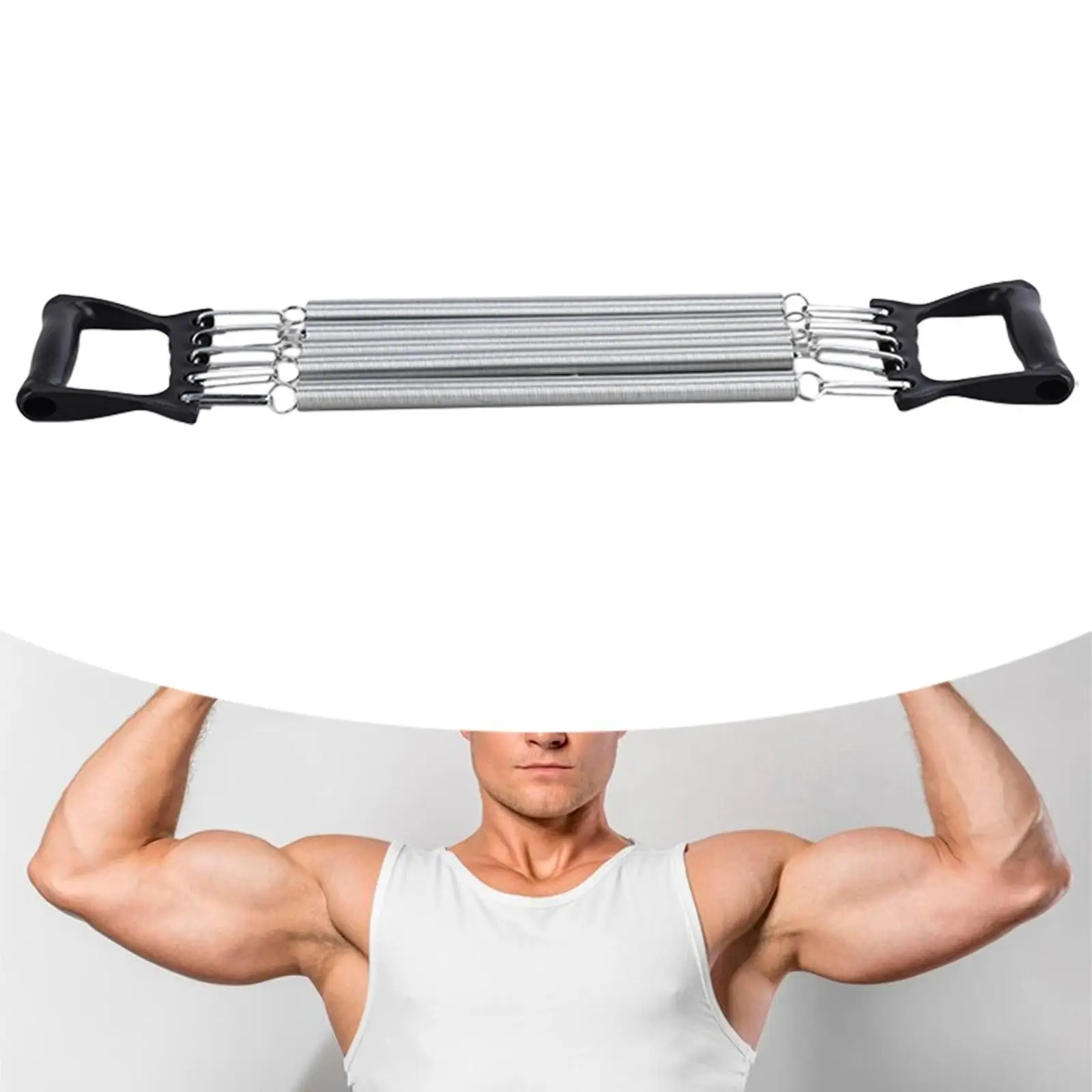 

Chest Expander Exercise Trainer Pilates Strength Training Spring Tensioner