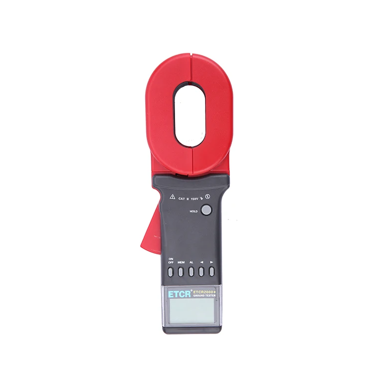 

ETCR2000+ High Accuracy Non contact Ground Resistance Clamp Meter Digital Earth Resistance Tester