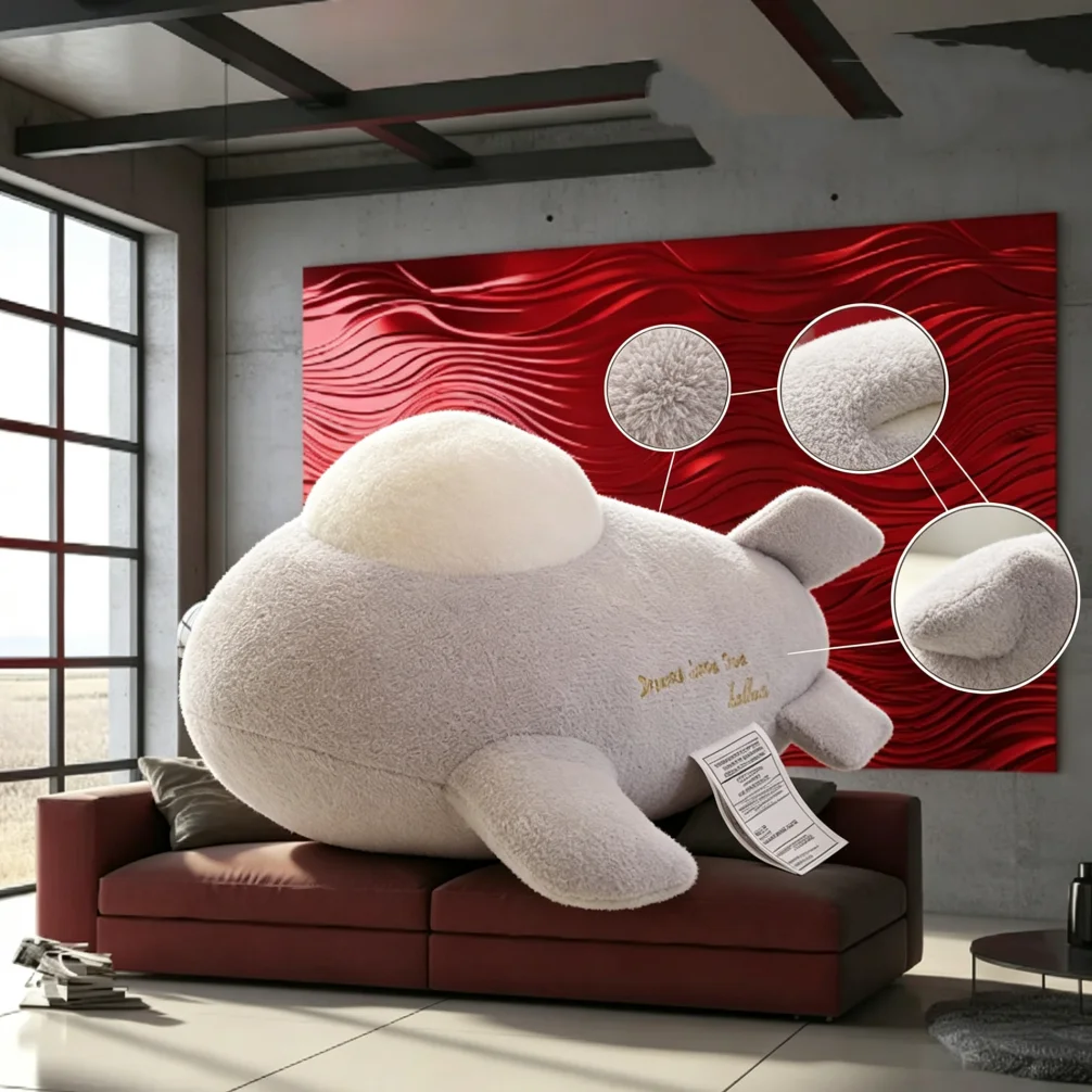 Cute Funny Soft Cushion Throw Pillow for Bed Couch Office Chair Anti Slip Machine Washable Home Decor Gift for Her Living Room D