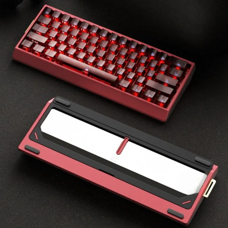 Shell, teclado de eje magnético de casco de aleación de aluminio