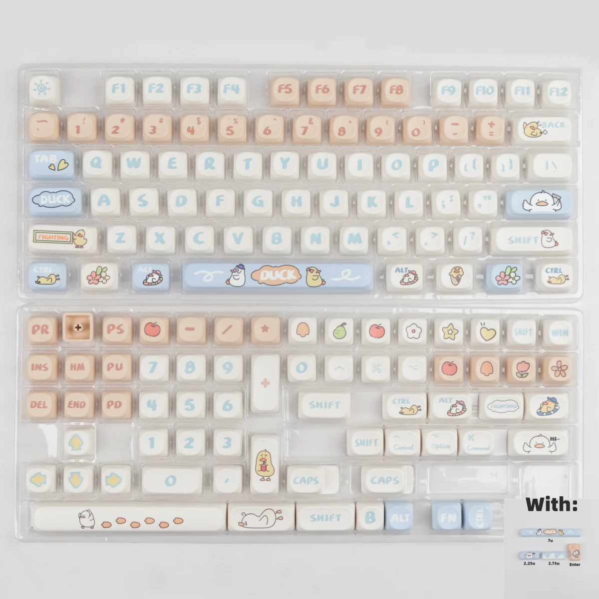 Bonito Anime Keycaps para Teclado Mecânico, Cherry MX Switch KKKT, PBT, Perfil MOA, 138 Chaves, Custom DIY, Sublimação Dye