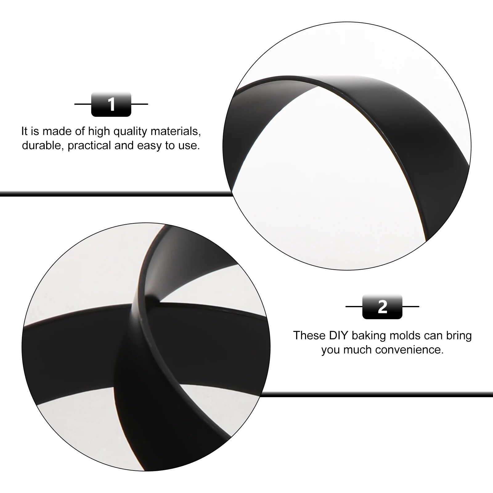 

6 pcs Ring Stainless Steel Egg Molds Mold Stainless Steel Frying Molds for Eggs Round Burger Omelette Maker Kitchen Tool