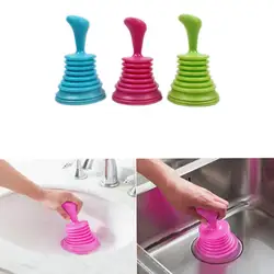 Kitchen Sink Dredge Pipe Cleaner Bathroom Squeeze Drain Cleaners Household Powerful Sink Pipe Pipeline Dredge Suction Cup Toilet