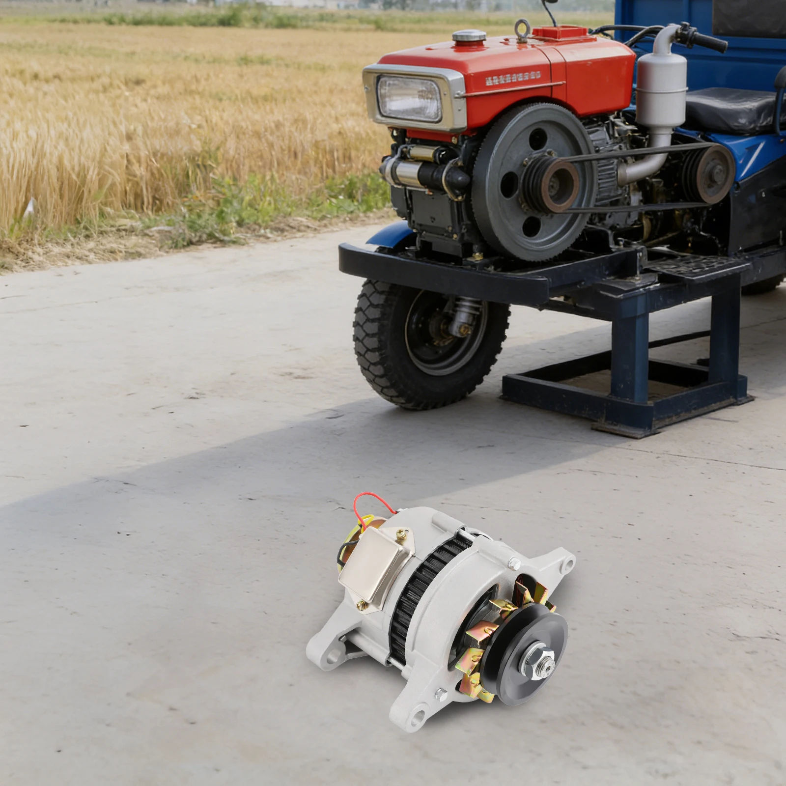 

8.07*4.53in 4000rpm Modern Excitation Synchronous Generator Two Wheel Excitation Generator for Cars Tractors Diesel Tricycles