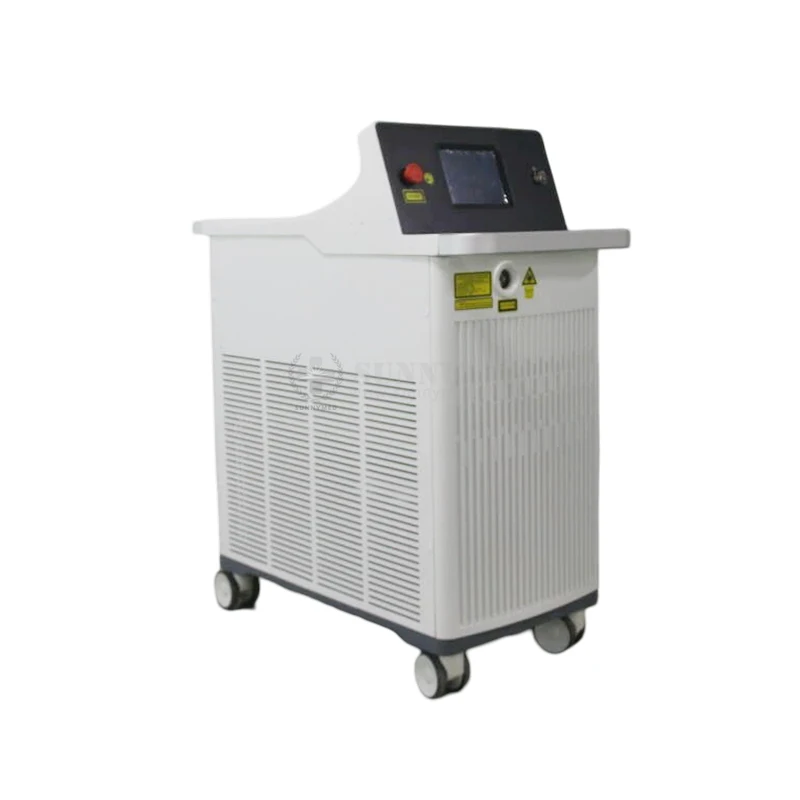 SY-F025 Conveniente 90W Urología Litotripsia HoLEP Holmium La-ser Carro Holmium La-ser para Cirugía Suave
