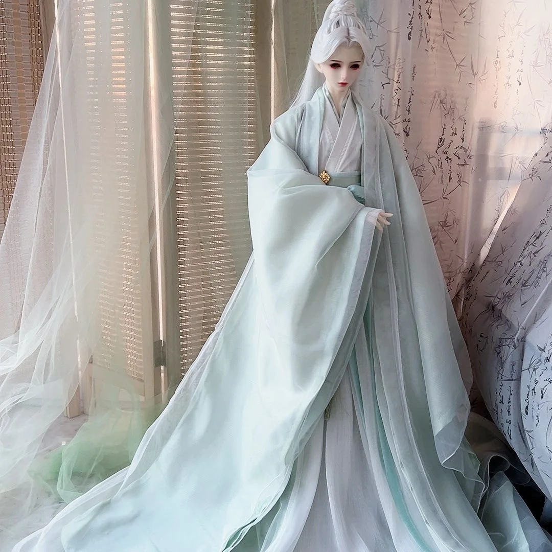 Customized Doll Clothes Ancient Style Dress BJD Accessories, 1/3 1/4 1/6 Doll Clothes Uncle 75cm Doll Dress Free Shipping