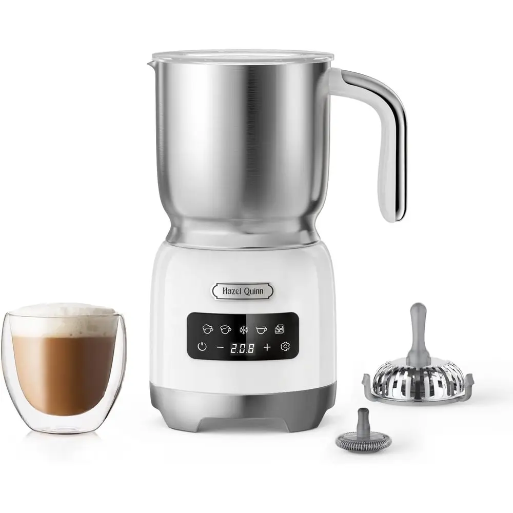 

Milk rother - Hot and Cold Detachable Milk rother with Adjustable Temperature & oam Thickn, Dishwasher Sae, or Latte/puccino/Hot