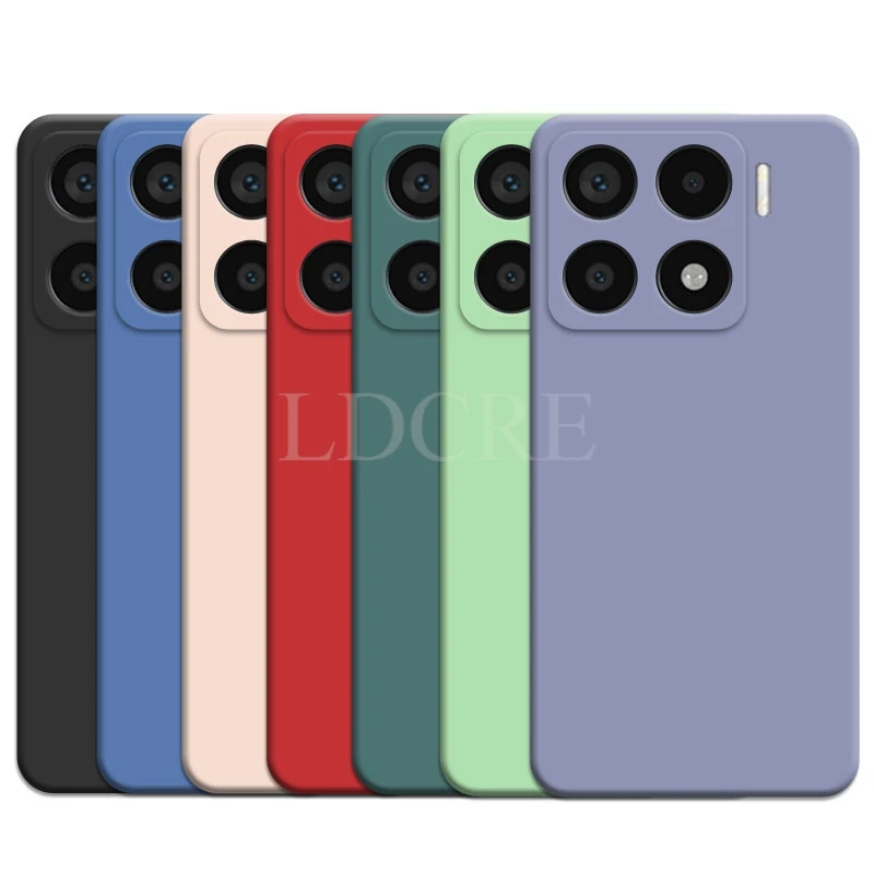 For Xiaomi 15 Pro Case Liquid Silicone Protective Cover Xiaomi 15 Pro Case TPU Plain Rubber Phone Case Xiaomi 15 Pro Cover