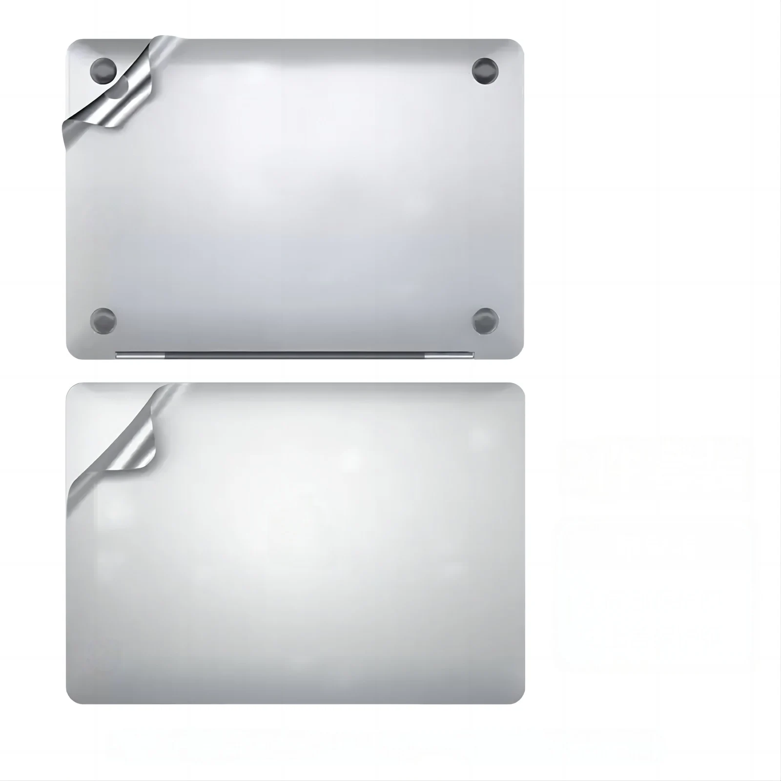 2 in 1 Body Guard Protective Vinyl Decal Top Bottom Cover Skin For Pro14.2 16.2