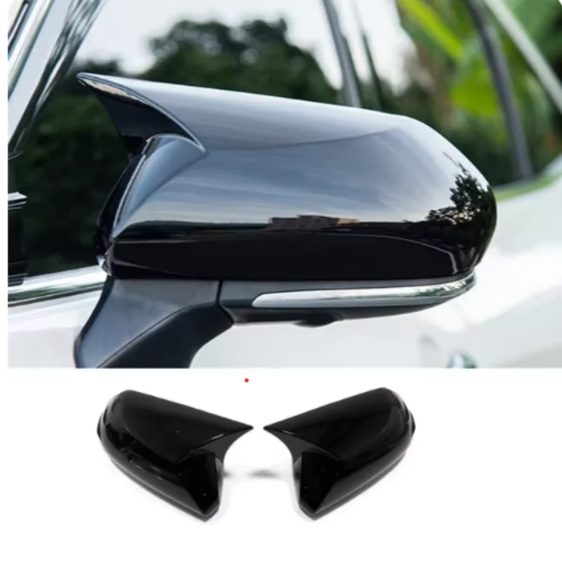 ABS ألياف الكربون مساعد مرآة الرؤية لتويوتا أفالون/كامري CHR استبدال غطاء مرآة 2018-2022 #5