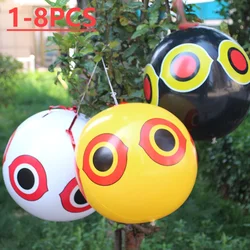 Palla repellente per uccelli bulbo oculare deterrente visivo palloncini protezione per fattoria repellente per uccelli piccioni palla riflettente gonfiabile in PVC