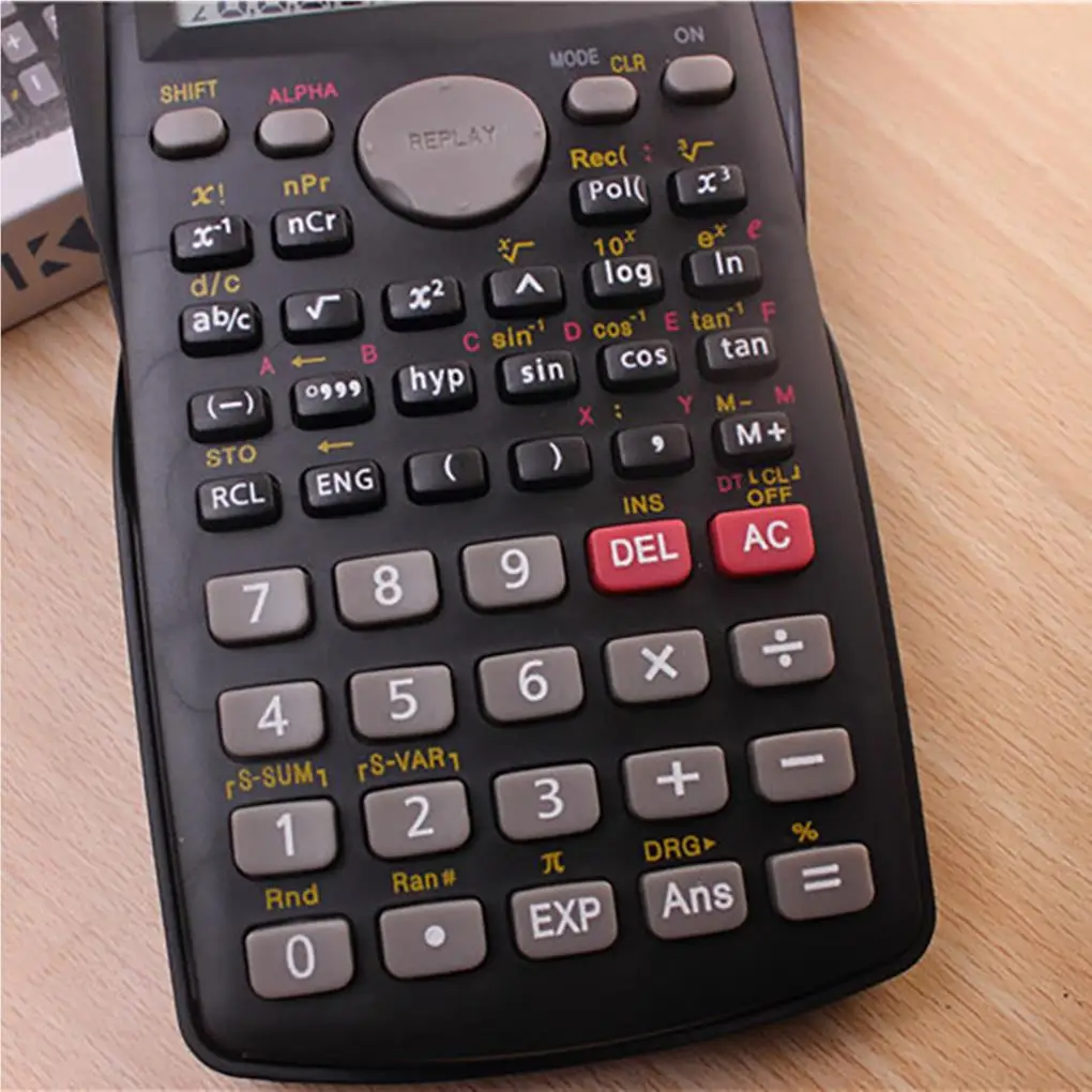 Scientific Calculator Calculation Device Multifunctional Office Accessories Outdoor Dustproof Lid Design Calculation Device
