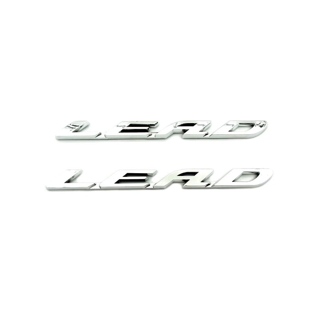 Motorcycle 3D Emblem Badge Decals Scooter Plastic Logo Decorative Sign Sticker Set For Honda LEAD 82 100 110 125 Lead110 Lead125