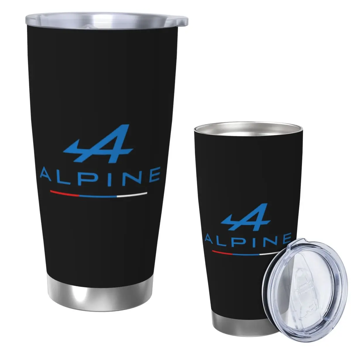 

Alpine Team Stainless Steel Tumbler Vacuum Insulated Mugs Thermal Cold Bottle Straws With Lid 20oz
