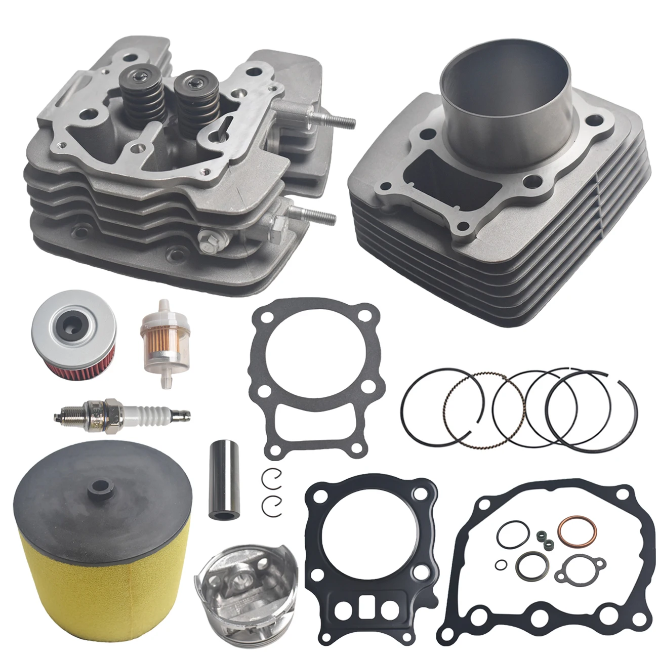 Cylinder Head Piston Top End Gasket Kit For Honda Rancher TRX350 2000-2006