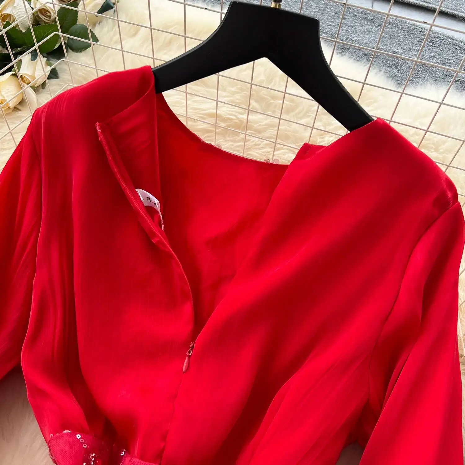 Chique vintage O-hals met lange mouwen Elegante Fee Koreaanse mode Boho Zonnejurk Strand dameskleding