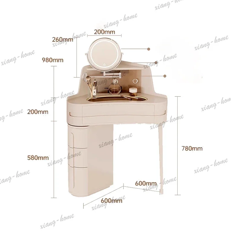 PG Italian Modern Vanity Table Aesthetic Premium Elegant Classic Vanity Table Exquisite Durable Meuble De Chambre Furniture