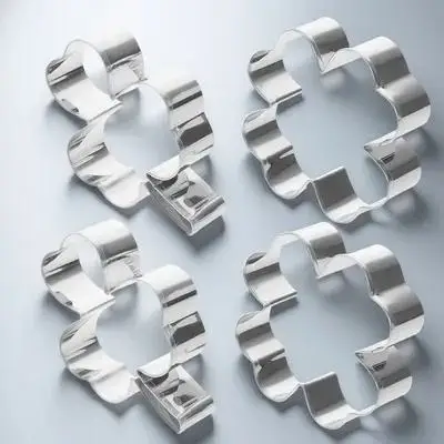 4 Pcs Baking Mold D…