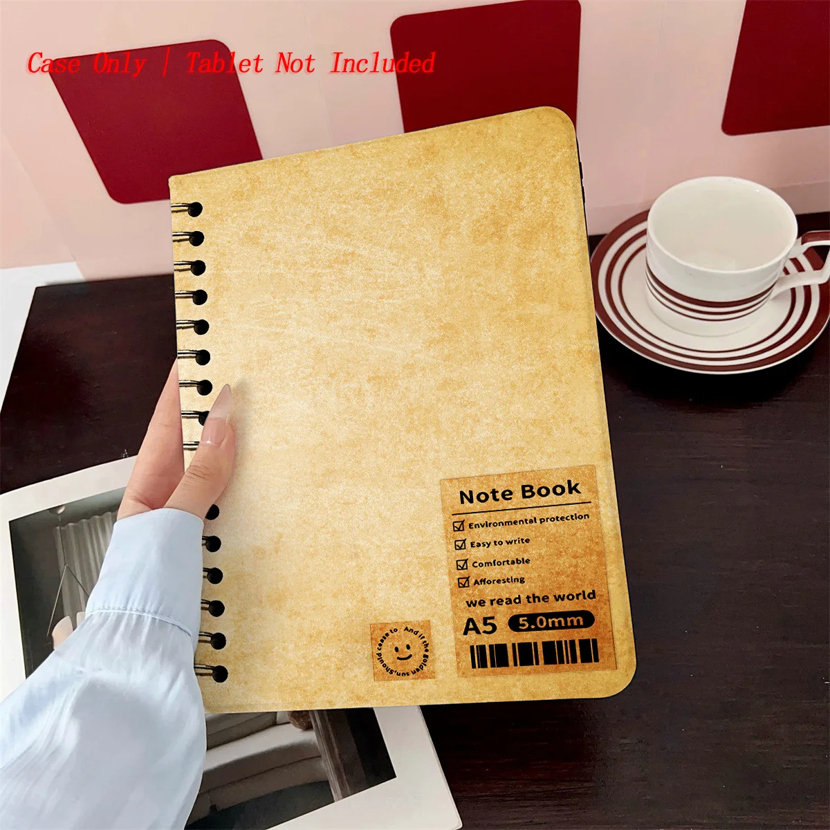 

Elegant Solid Brown iPad Case for Mini 5/6/7 7.9/8.3 Shockproof Silicone Bumper with Stand