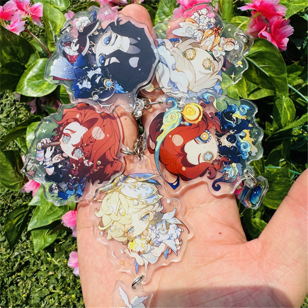 Spiel Identität VFrederick Kreiburg Emma Woods Wendy Ford Cosplay Kostüm Schlüsselbund Abzeichen Zubehör Schlüsselanhänger Anhänger Prop