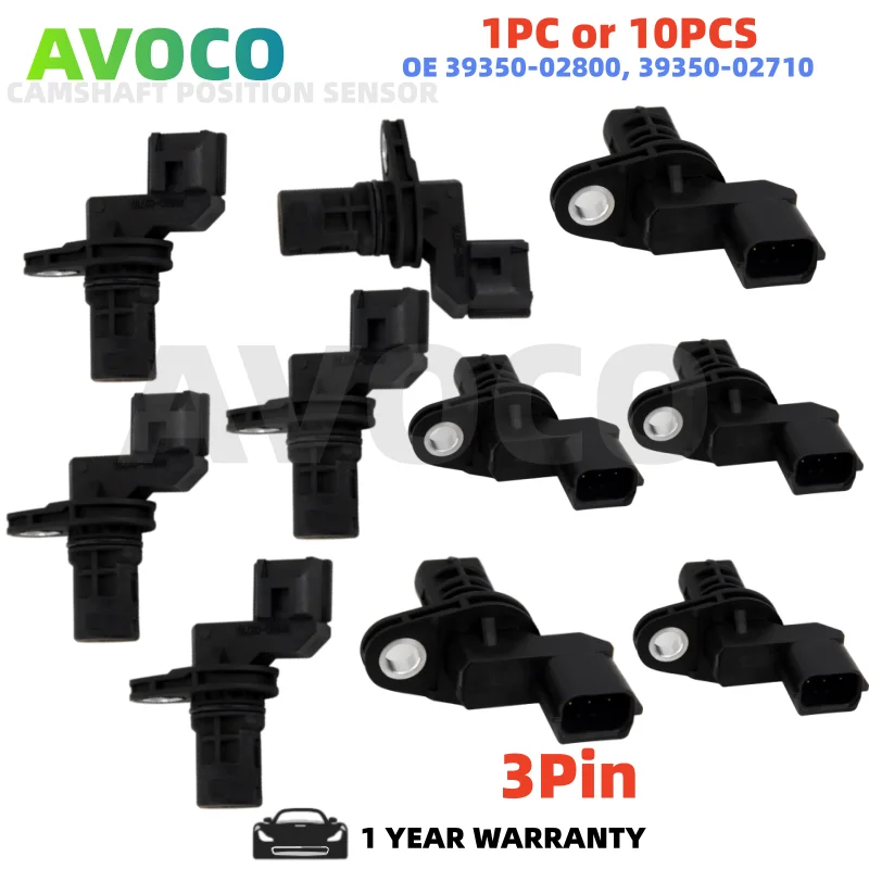 1PCS or 10PCS 3935002800,39350-02800,3935002710 Camshaft Postion Sensor For DODGE ATOS ETC HYUNDAI KIA Atos Getz I10 Picanto