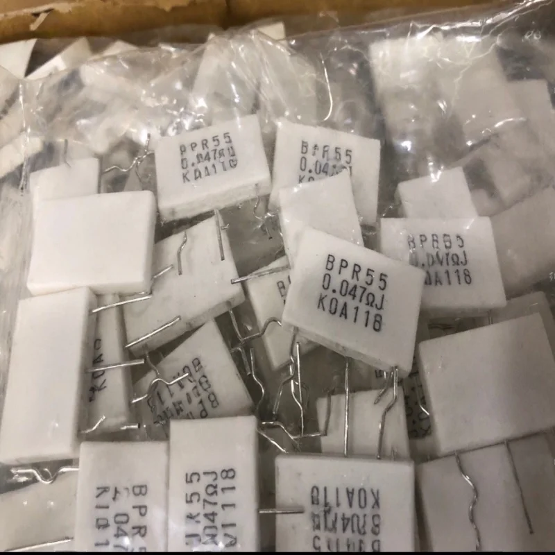 BPR55 0.22R 220MR 5W+5W 0.03ΩK 0.05ΩJ 0.1ΩK 0.22ΩK 0.047ΩJ BPR55CFR22K Power Amplifier 3PIN Ceramic cement resistor KOA