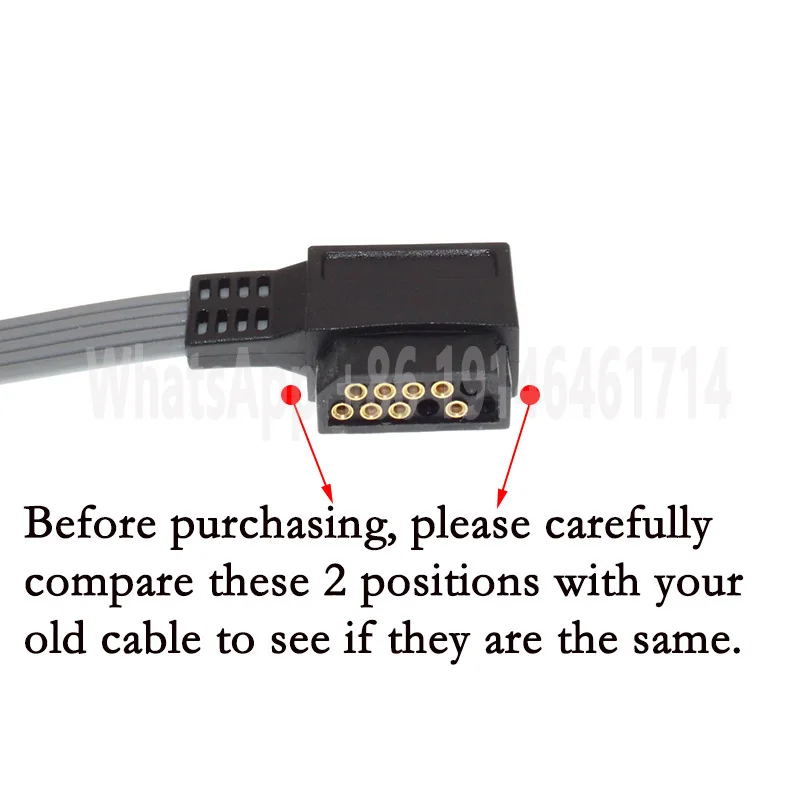 Compatible With New Phlips (HP) Digitrak Plus Holter ECG Recorder M4725A Standard 5 Lead AHA/ IEC Snap Leadwire.