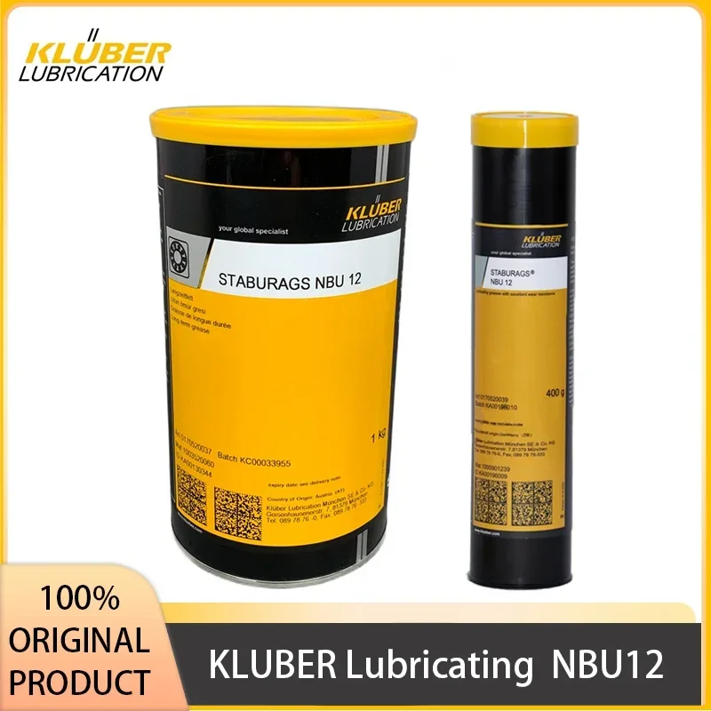 KLUBER NBU 12 Bearing Grease 1KG Industrial Lubricants ISOFLEX NBU12 for Water Pump Dyeing Machine Spindle Precision Gear