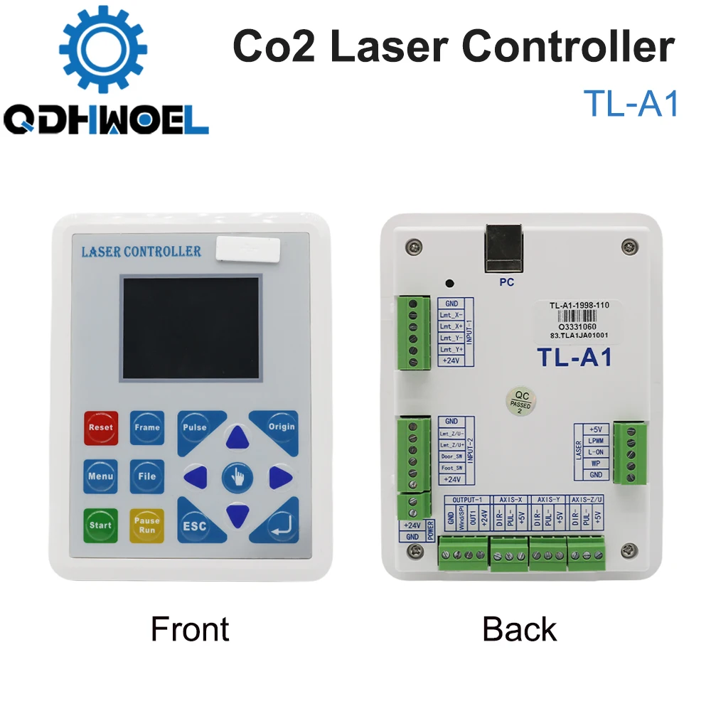 QDHWOEL Co2 Laser Controller System  for Co2 Laser Engraving Cutting Machine K40 Laser 3020 6040 Replace Ruida Leetro Trocen