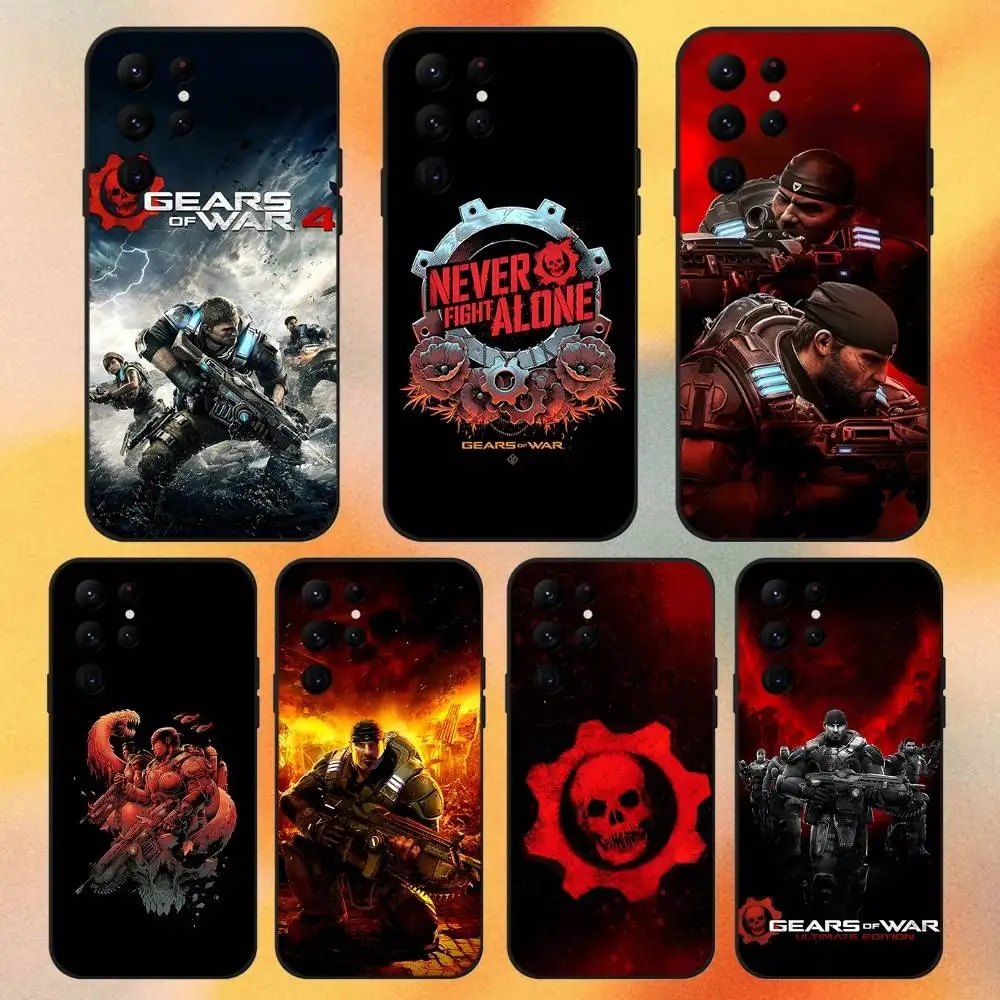 

Game G-GearS Of W-Wars Phone Case For Samsung S 25,24,23,22,30,21,10,9,Ultra,Plus,Lite,FE,4,5G Black Soft Case