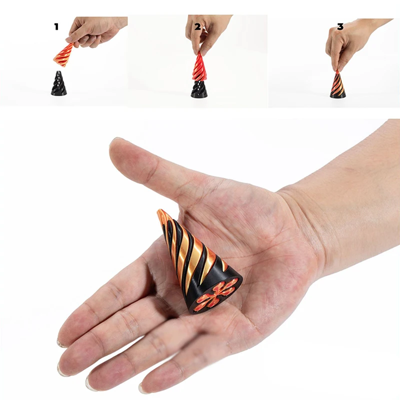 New Rotating Tree Snail 3d Printing Creative Fingertip Decompression Puzzle Men Girl Toy Stereoscopic Rotating Desktop Ornament