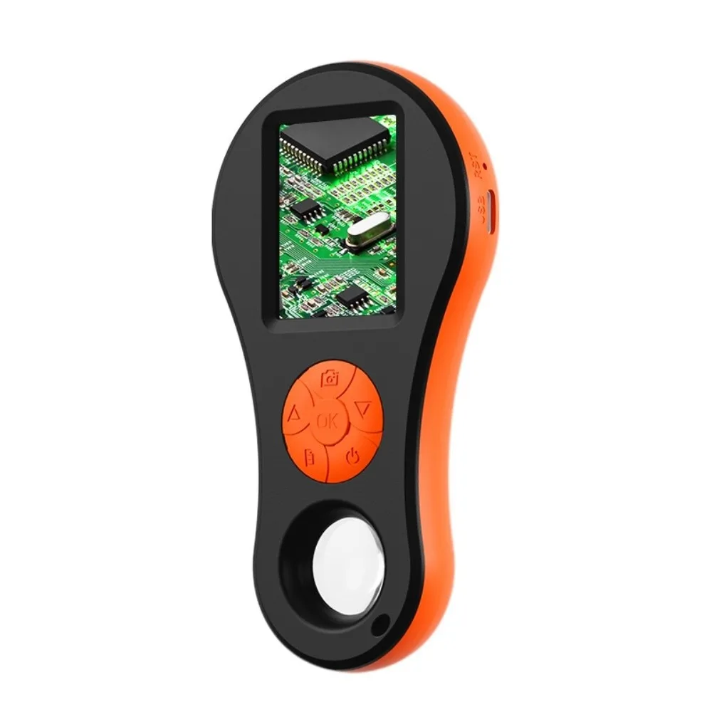 

1080P Video Coin Digital Microscope with 2 inch Screen 500x Zoom Magnifying Glass Rechargeable High Definition Kids Microscope