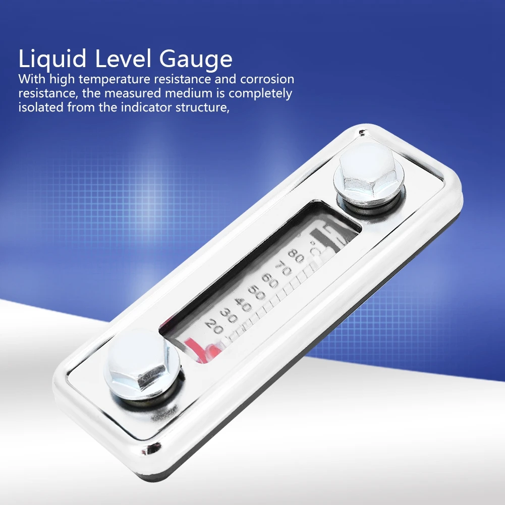 Oil Level Gauge Oil Liquid Level Gauge Meter Transparent Intuitive Display Good Sealing Accurate Measurement Liquid Level Meter