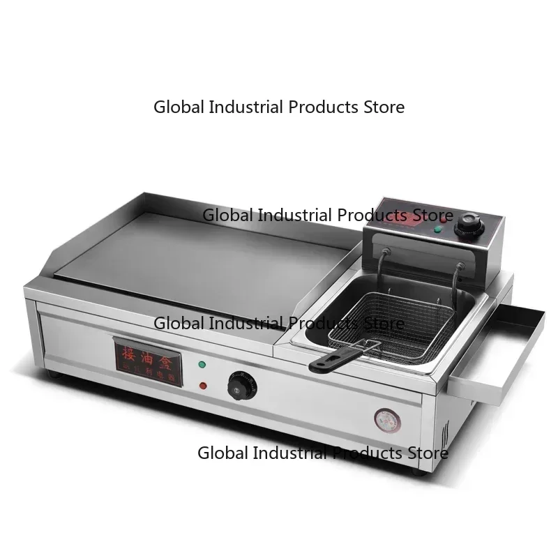 cross-border Commercial Griddle Fryer, All-in-one Machine, Teppanyaki Frying Pan, Kanto Boiled Noodles Fryer, Oden