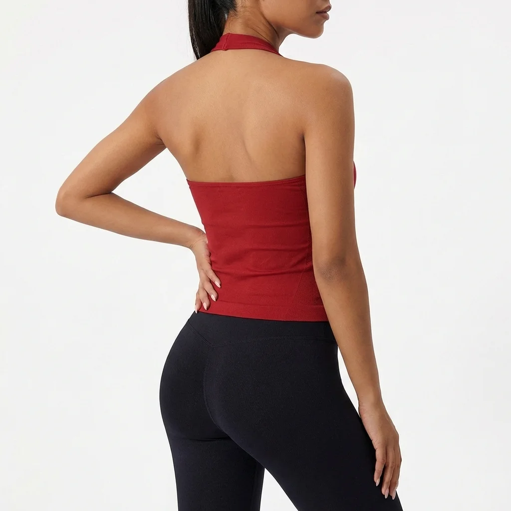 Women's Sexy Seamless Yoga Ves - Pilates Yoga Top 评论和价格