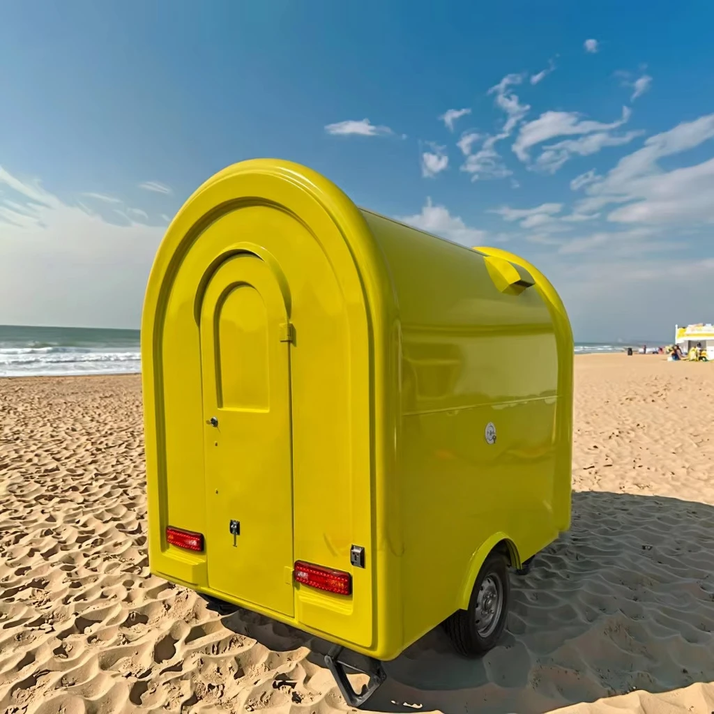 Snack Food High Street Food Kiosk Coffee Pizza Hot Dog BBQ Bar Chartered Trailer Fully Equipped Mobile Food Truck