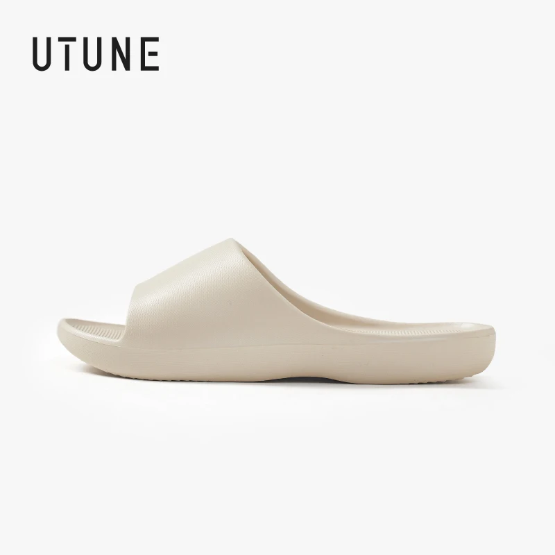 UTUNE Trendy Cloud Slides Non-Slip Cushion Sandals For Women Soft Foam Home Slippers Lightweight Indoor Bathroom Shoes