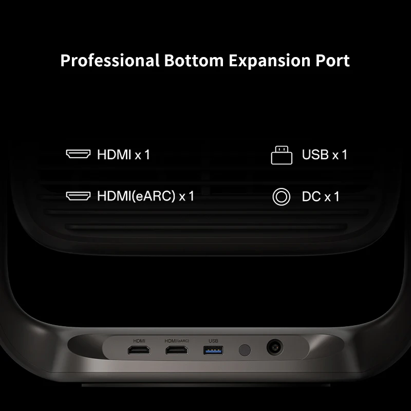 JMGO N5 Ultra Max 4K UHD L aser Projector 5000 CVIA Lumens ±130% Shift 8GB+128GB for Home Theater Gaming