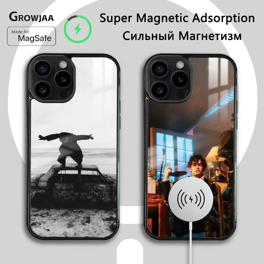 

T-The 1975 Rock Band Phone Case For iPhone 16 15 14 13 12 11 Pro Max Plus Mini Wireless Charging Magnetic Hard Shell