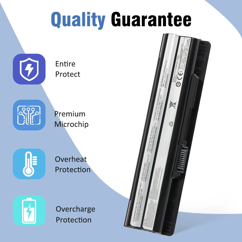 ETESBAY BTY-S14 4400mAh/49WH Laptop Battery For MSI GE70 GE60 FX720 GE620 GE620DX A6500 CR41 CR61 FR720 CX70 E2MS110W2002