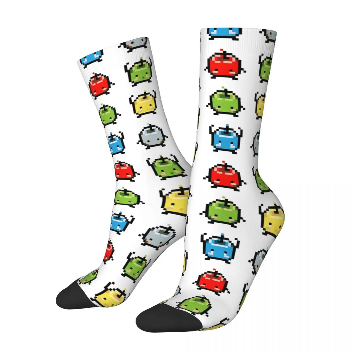 Junimos Stockings Graphic Retro Socks Spring Anti-Slip Socks Couple Running High Quality Socks