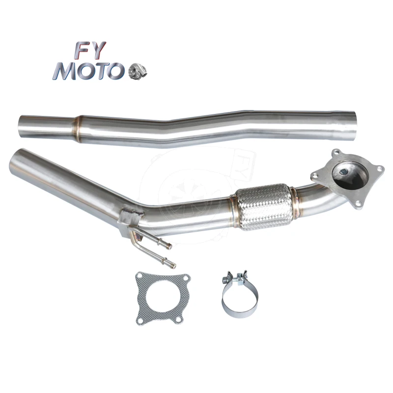 Exhaust Downpipe for au di A3 2.0T 06+ VW GOLF MK5 MK6 Fit LHD&RHD Connection