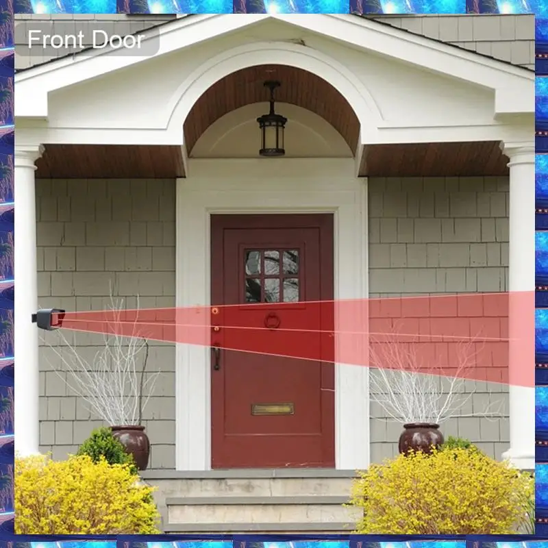 2025 Notificaciones de aplicación remota Detector de Sensor de movimiento Wifi resistente a la intemperie seguridad inteligente para el hogar al aire libre para Alexa, aplicación remota no