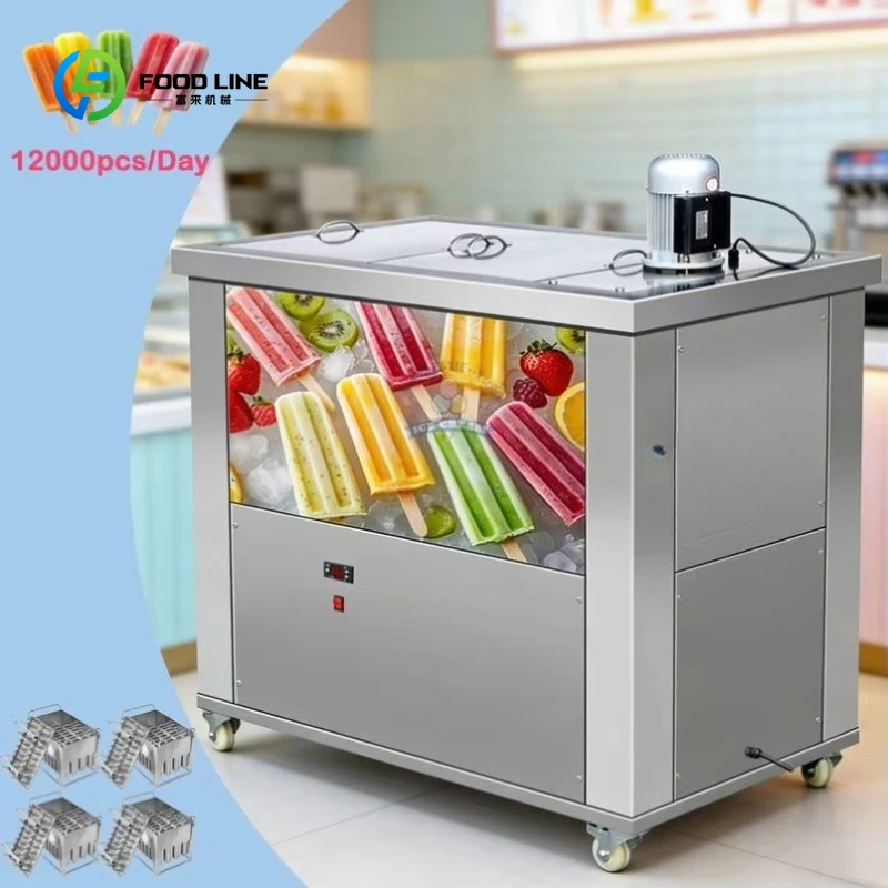 Customized Ice Popsicle Machine Ice Cream Ice Lolly Maker Machine to Make Popsicle With Air Cooling