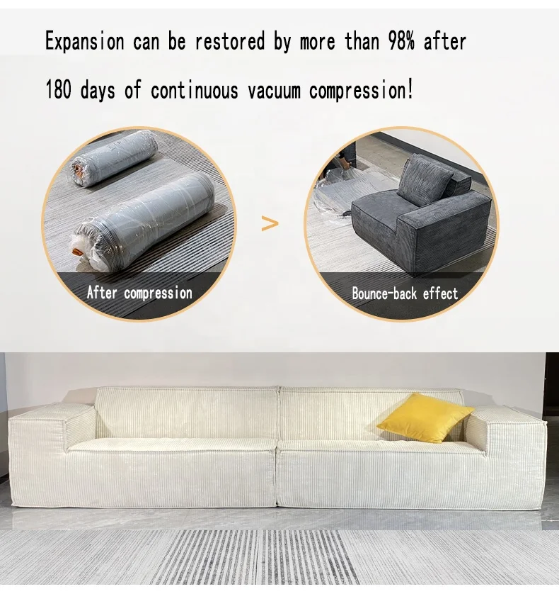 الاتجاه الجديد - مجموعة أريكة الأثاث المضغوطة