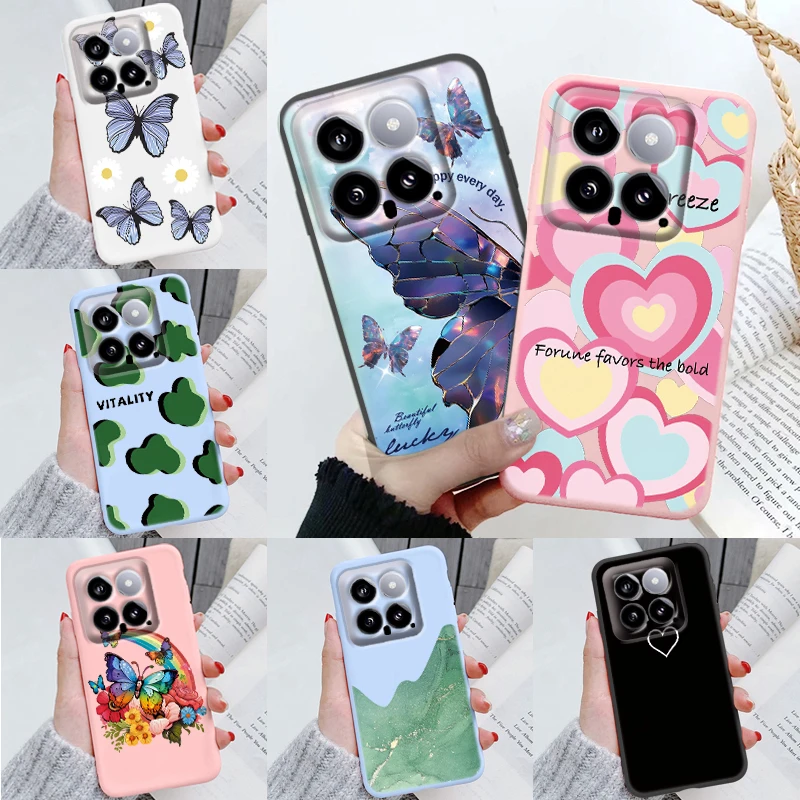 For Xiaomi 11 11 Lite 5G Ne 11T Pro 12S 12 Lite 12T Pro 13T 13T Pro 13 13 Lite 14 14T Civi2 5G Glitter Butterfly Star Phone Case