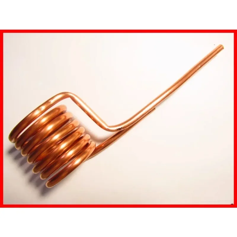 1Pcs T2 copper, induction heating coil, copper tube 6mm quenched without tap heating head DIY ZVS coil